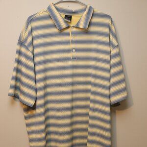 Nike Golf Mens Striped Polo, Size XXL
